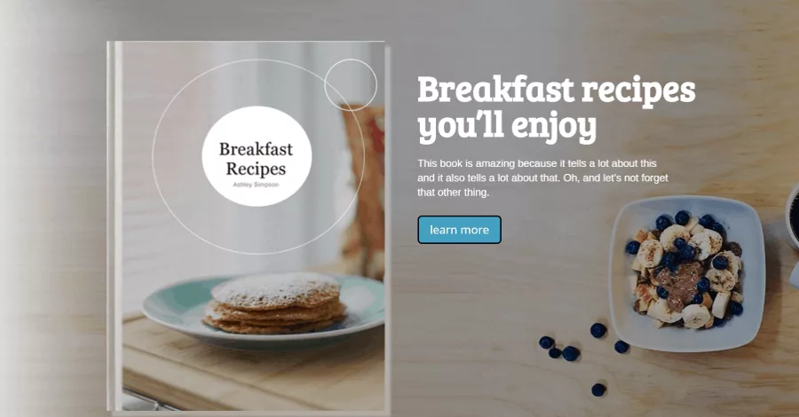 Elegant Authors: Divi Layout for Book Authors Free Divi Layout
