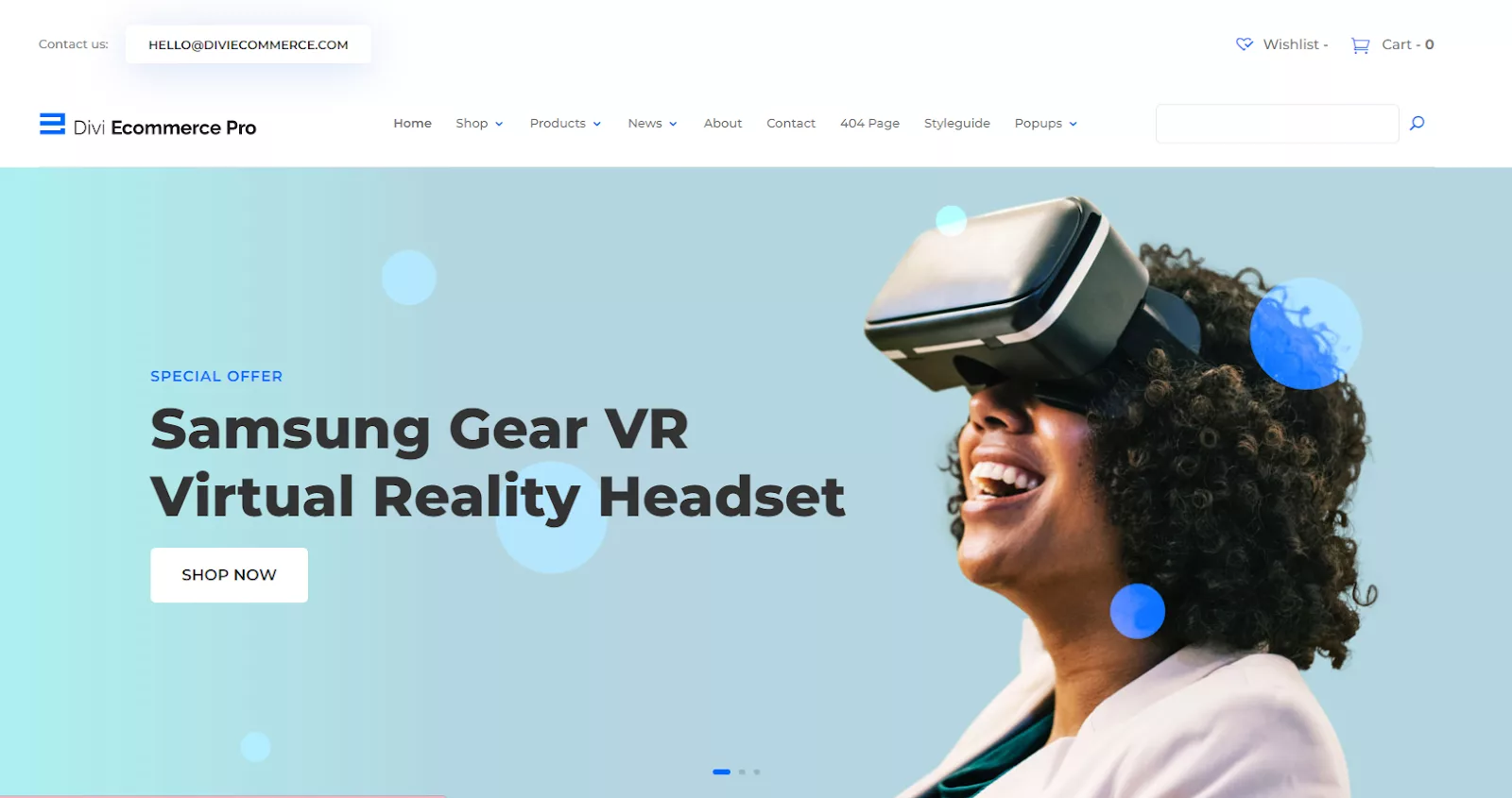 Divi Ecommerce Pro, a WooCommerce Child Theme perfect for E-commerce Website