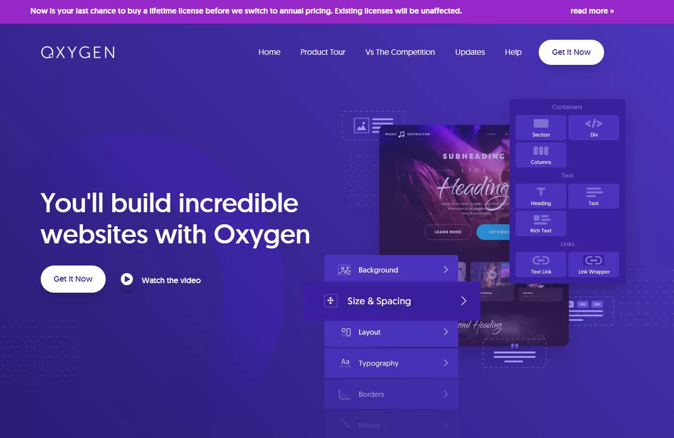 Oxygen page builder is a popular code-oriented page builder for WordPress