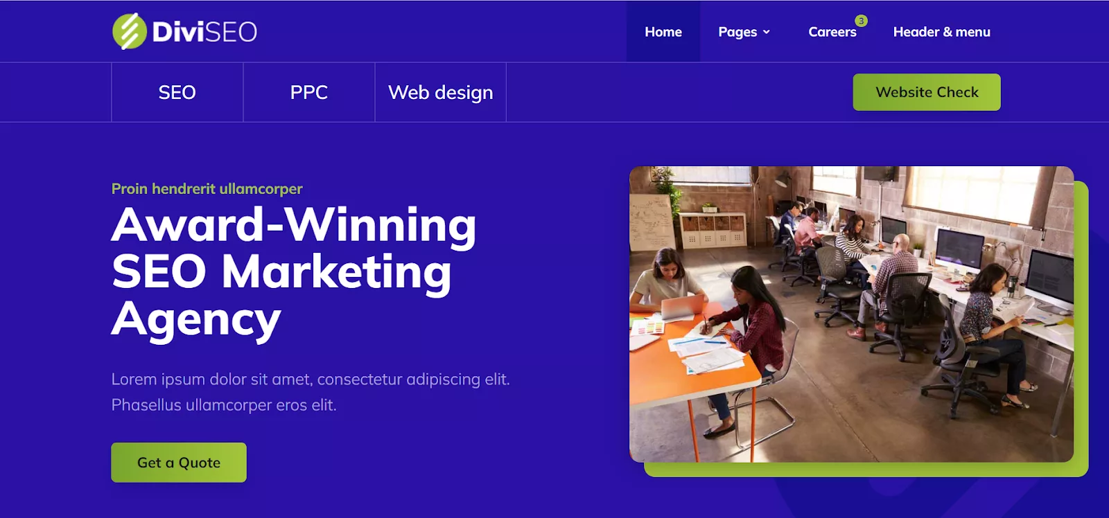 DiviSEO, a multipurpose Child Theme best for SEO Agencies