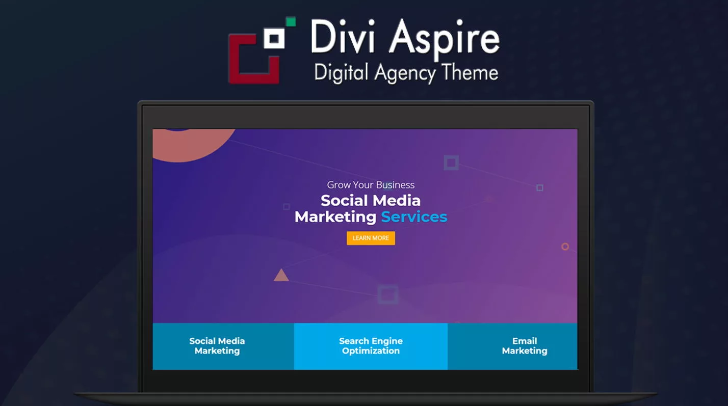 Divi Aspire: Digital Agency Theme, a Child Theme for boosting engagement for your Divi Website to interact with your visitors better.
