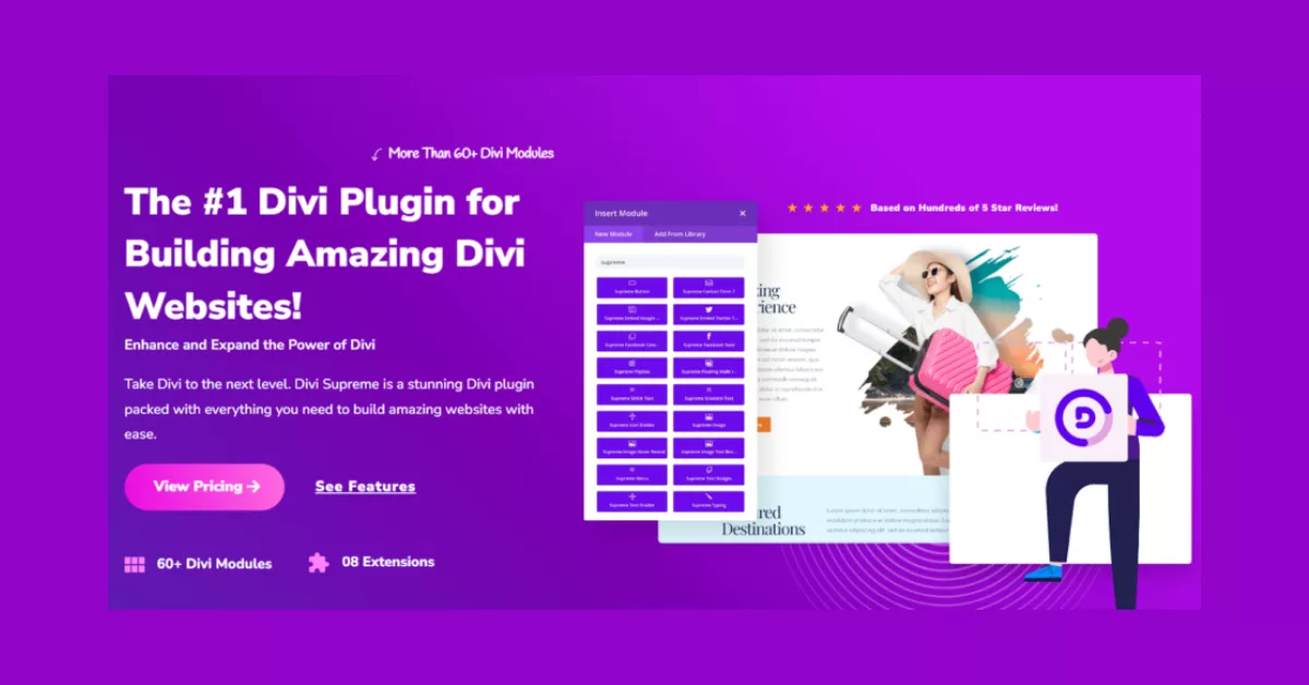 Build beautiful websites with an all-in-one Divi Supreme Pro Plugin