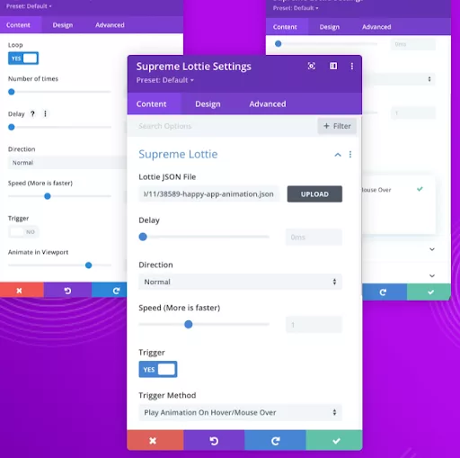 Add eye-catching effects to your images with Lottie Module in Divi Supreme Pro