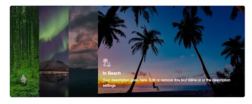 Hover animation with Image Accordion Module in Divi Supreme Pro