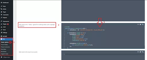 Divi Theme Options: WordPress interface for easy real-time customization of design, navigation, and site settings.