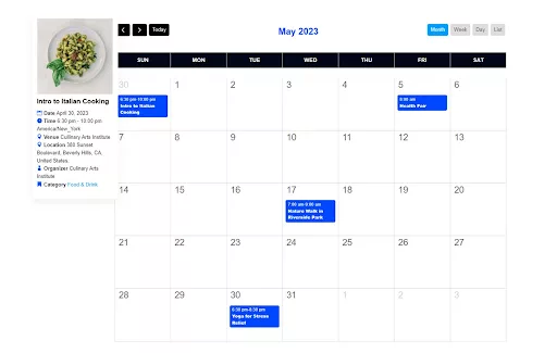 Utilizing Divi to effectively manage and display upcoming events for enhanced visibility and engagement.
