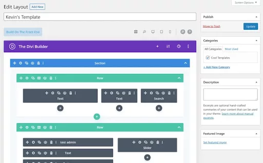 Using the Divi builder for creating flawless web pages fast
