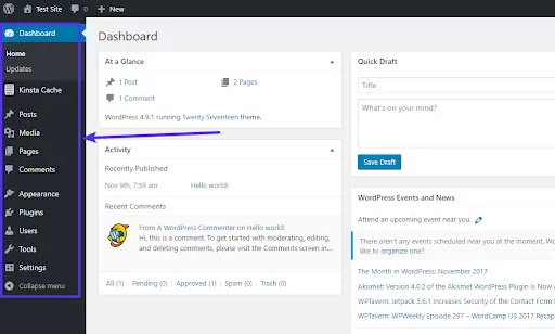 Access and manage your website settings easily using the WordPress Admin Panel