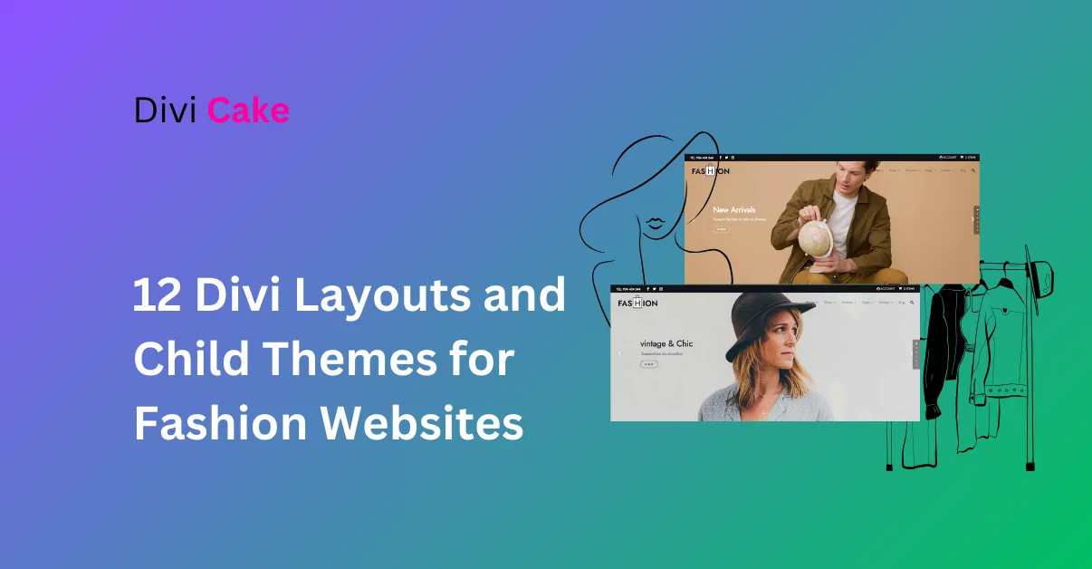 Top Premium and Free Fashion Child Themes and Landing Pages for Divi