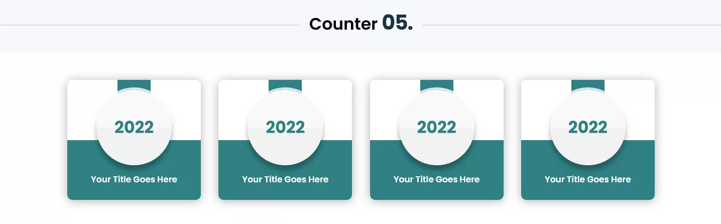 Divi Number Counter Layout Pack to showcase numerical information on your website