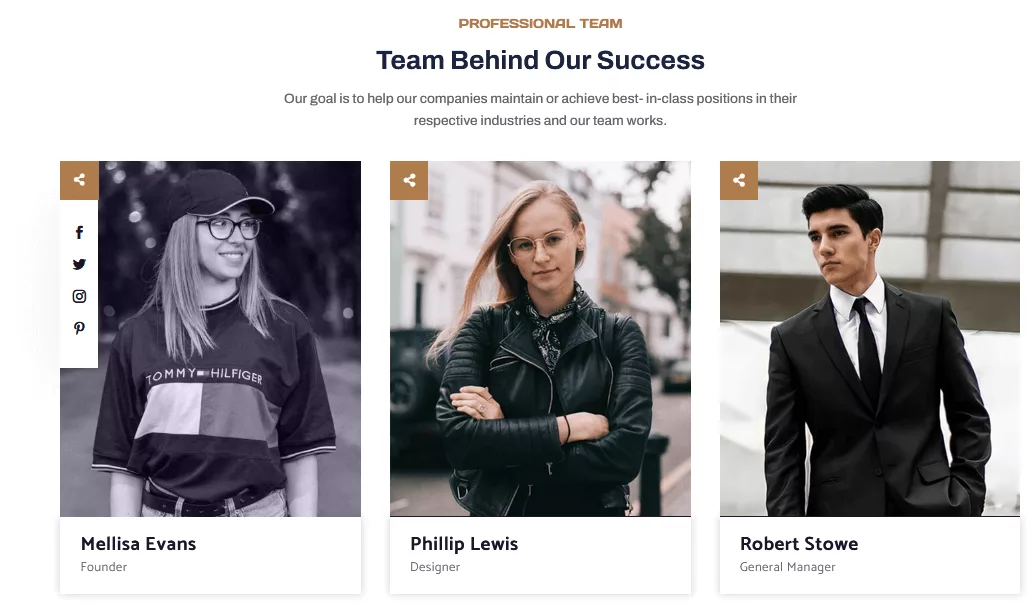 Divi Team Grid Layout Pack for showcasing your members on your WordPress site