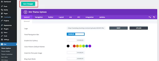 You can save changes instantly with a single click in Divi.