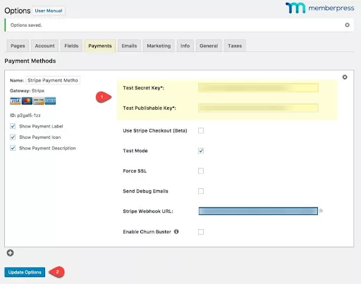 Configuring payment methods for seamless transactions