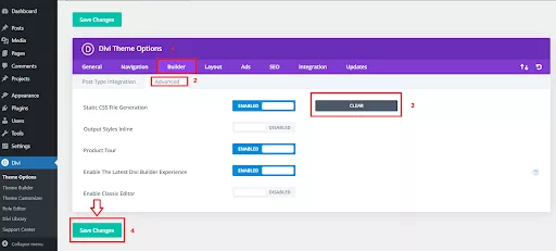 Disable static CSS file generation to improve website performance and troubleshoot any related issues effectively.