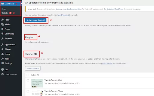 It’s crucial to regularly update your WordPress, plugins, and themes.