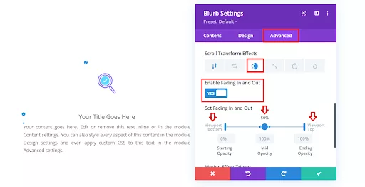 Creating animations with Divi’s scroll effects adds dynamic elements to your website, enhancing user engagement and visual appeal.