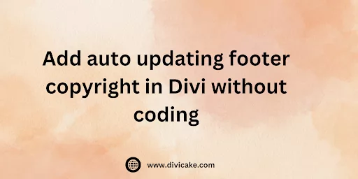 Keeping your Divi website's copyright year up to date in the footer is a small but important task. It shows visitors that your site is actively maintained.
