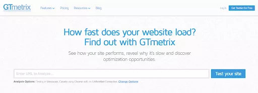 GTmetrix is a widely used website performance testing tool that provides comprehensive insights into a website’s speed and offers recommendations for improvement.