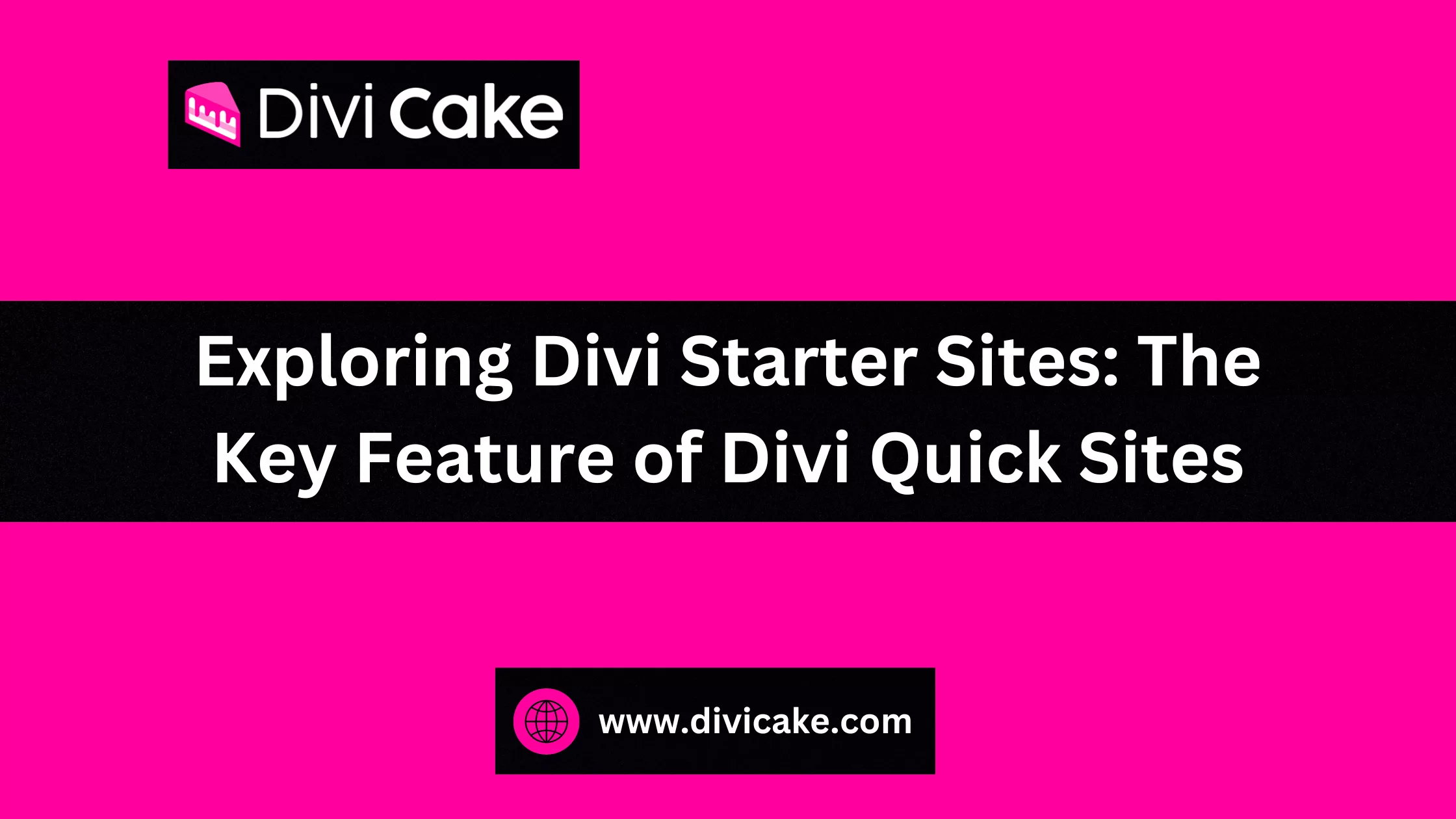 Divi Starter Sites are innovative pre-made websites available in Divi that can be used to quickly generate a complete Divi website in under two minutes.
