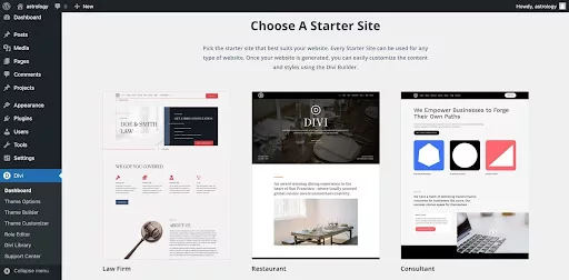 Divi Starter Site is professionally designed by an expert team to provide a stunning and fully functional website with everything set up and ready to go.
