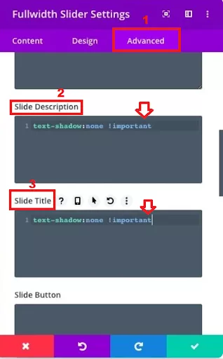 Full Width Slider Advanced Settings in Divi allow for fine-tuning slide transitions, animation speeds, navigation controls, and other detailed adjustments to enhance the presentation and functionality of your full-width sliders.