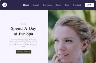With Divi Quick Sites your new website will be equipped with a global navigation menu and all the essential pages needed for a professional website.