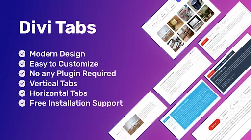 Enhance your website’s user experience with the Divi Tabs – Vertical and Horizontal Layout Pack, a versatile and responsive Divi tabs section layout designed for both personal and business websites.