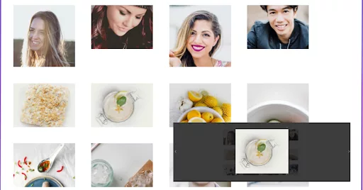 Final result showcasing a stunning image gallery created using Divi’s built-in module. The gallery displays the outcome of applying all discussed settings, demonstrating a visually appealing and well-customized gallery using Divi’s features.