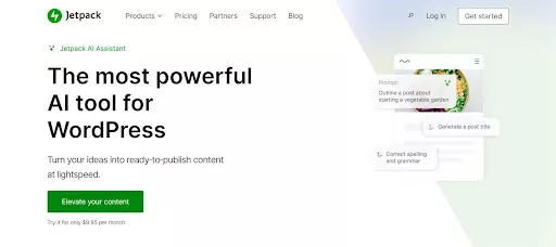 Jetpack also integrates AI-driven tools that enhance your productivity. The AI Assistant, embedded directly in the WordPress editor, accelerates content creation.