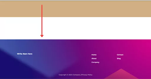 Transforming a Half-Sized Footer into a Full-Screen Footer