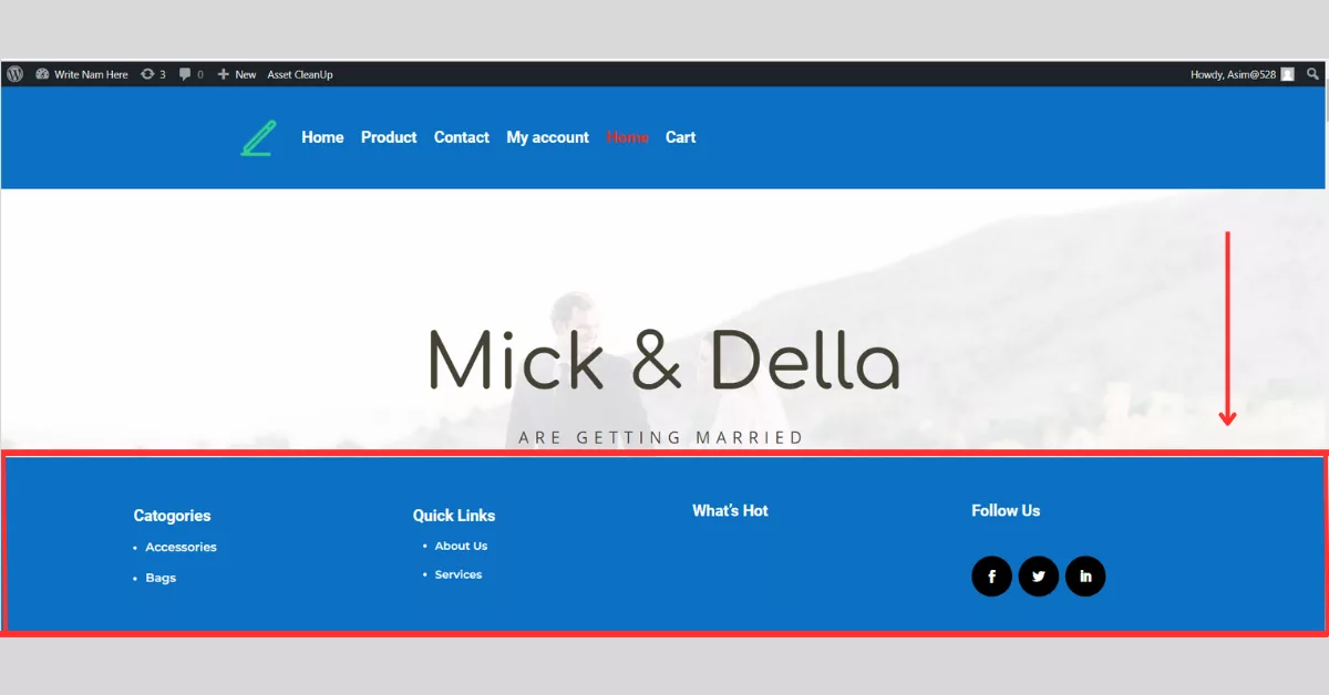 Successfully implemented sticky footer in Divi website, improving user experience.