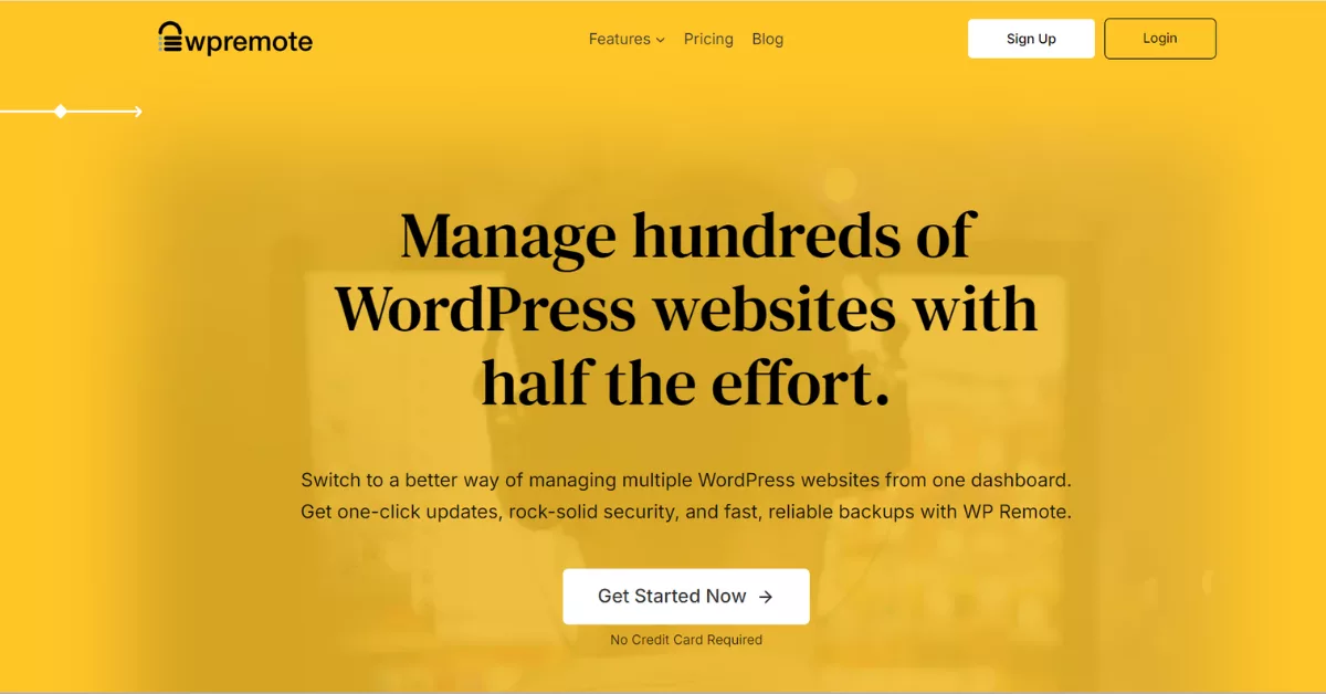 Manage multiple WordPress sites with WP Remote, featuring offsite backups, one-click updates, security monitoring, and staging environments for safe testing.