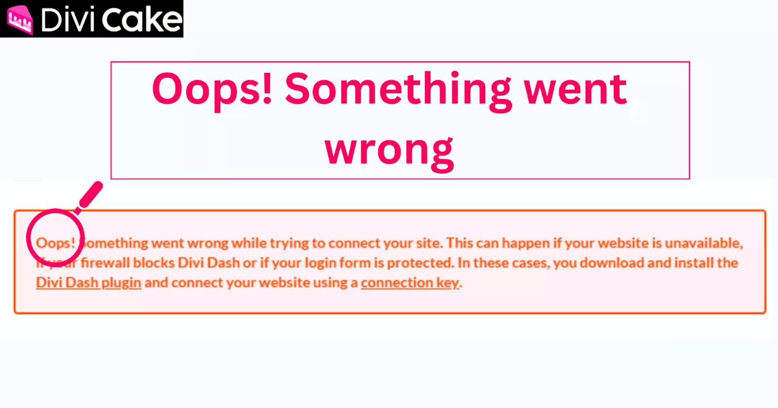 This section explains using a connection key for linking secure websites with Divi Dash, an alternative for firewall-protected sites.
