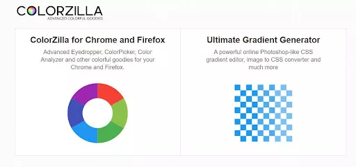 ColorZilla is a must-have tool for any web designer looking to quickly pick colors from a website. With just one click.