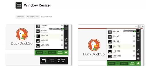 Window Resizer is a powerful tool that allows you to quickly resize your browser window to mimic different screen sizes, from desktops to smartphones.