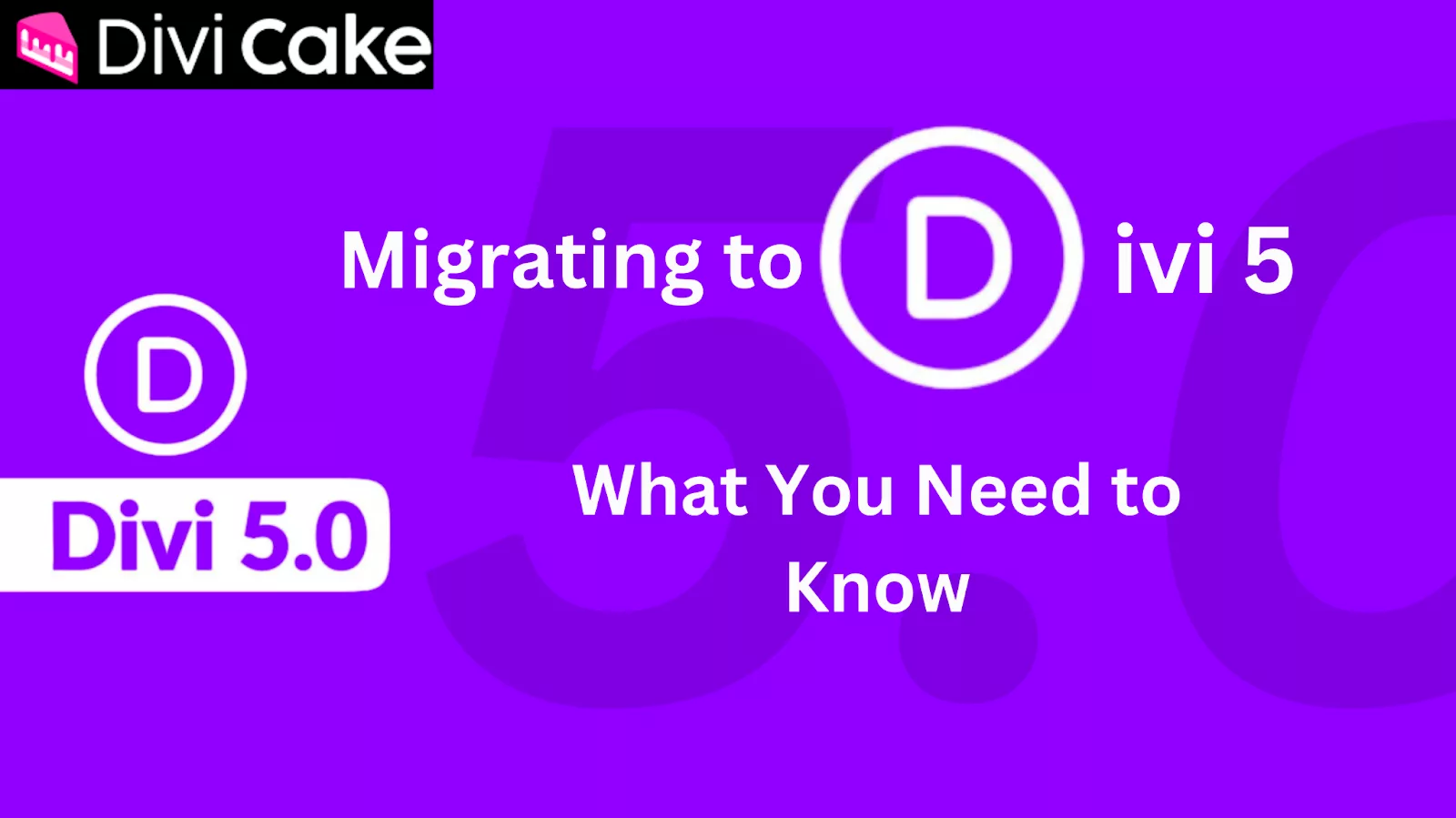 Migration to Divi 5 with automatic shortcode conversion, backward compatibility, and tips for updating third-party Divi modules.