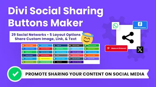 The Divi Social Sharing Buttons plugin adds customizable, responsive social sharing features to Divi websites, offering easy integration and control over shared content.