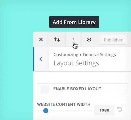 Store Theme Customizer configurations in Divi Cloud, allowing you to reuse your settings across multiple websites without starting from scratch.