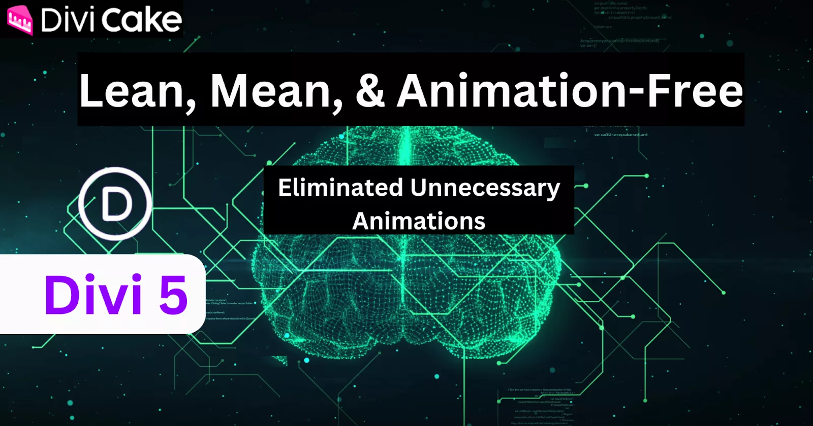 Divi 5 eliminates unnecessary animations and bloat, offering a faster, cleaner Visual Builder with improved efficiency.