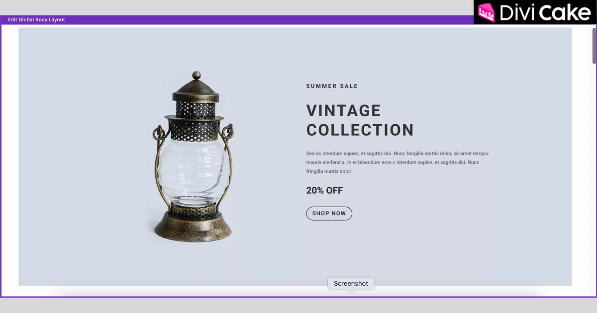 Choosing a specific section in Divi Visual Builder to add a customized divider, allowing individual section styling and layout control for a personalized WordPress design.