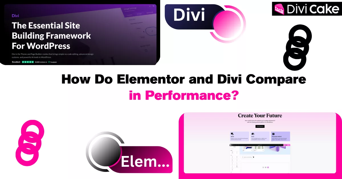 Performance comparison of Elementor and Divi, focusing on load speed, code efficiency, and optimization features like lazy loading and critical CSS for faster, SEO-friendly websites.