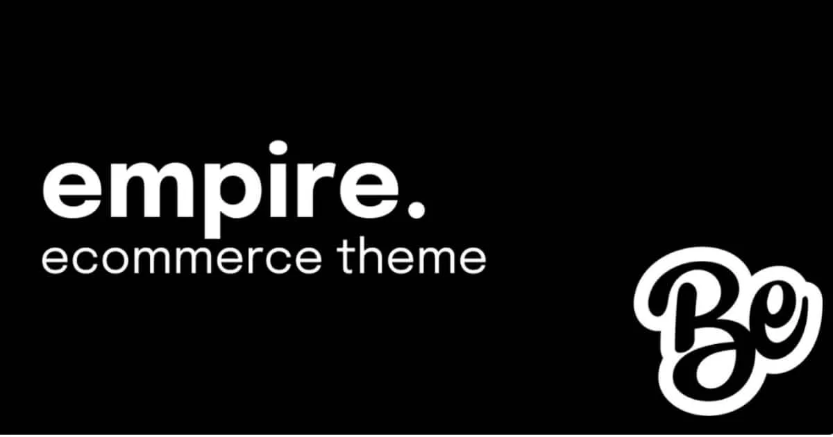 EMPIRE ecommerce Divi child theme dark mode layout for WooCommerce store