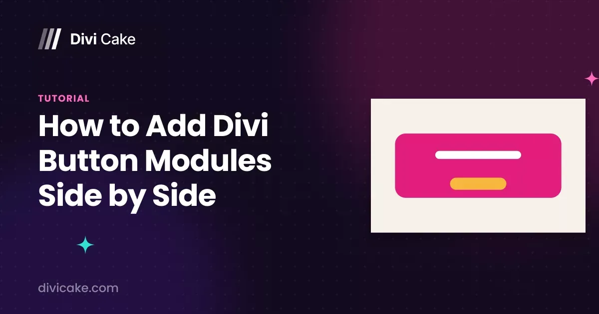 How to Add Divi Button Modules Side by Side