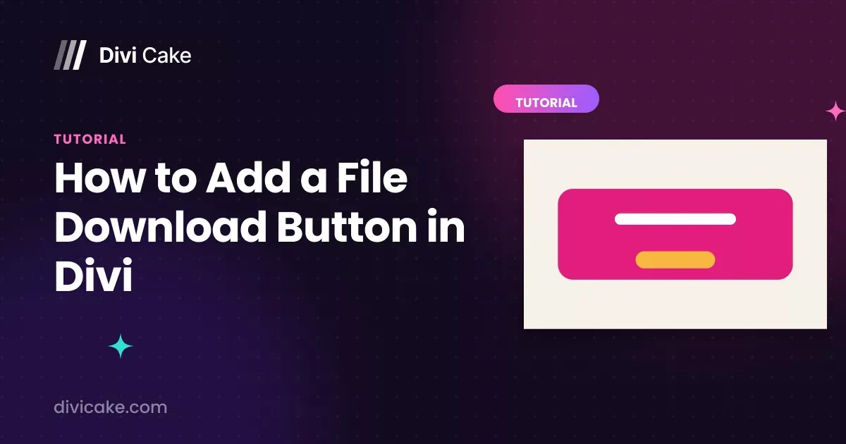 How to Add a File Download Button in Divi