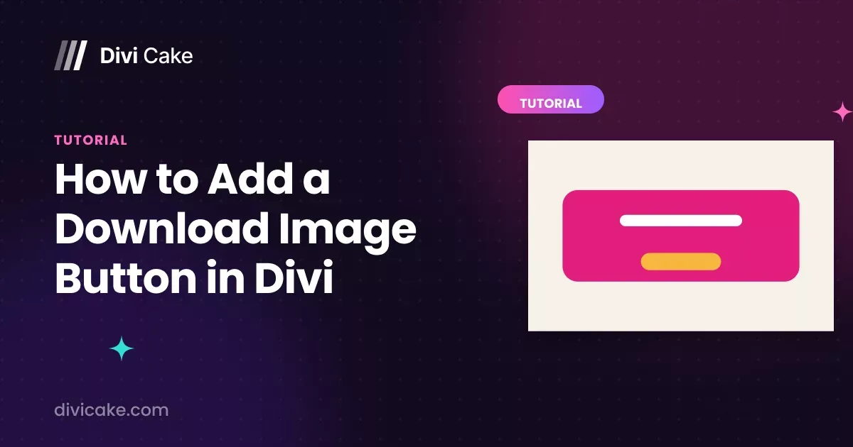 How to Add a Download Image Button in Divi