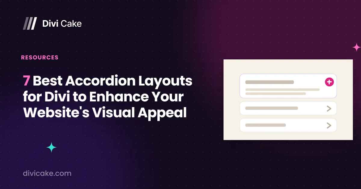 7 Best Accordion Layouts for Divi to Enhance Your Website’s Visual Appeal
