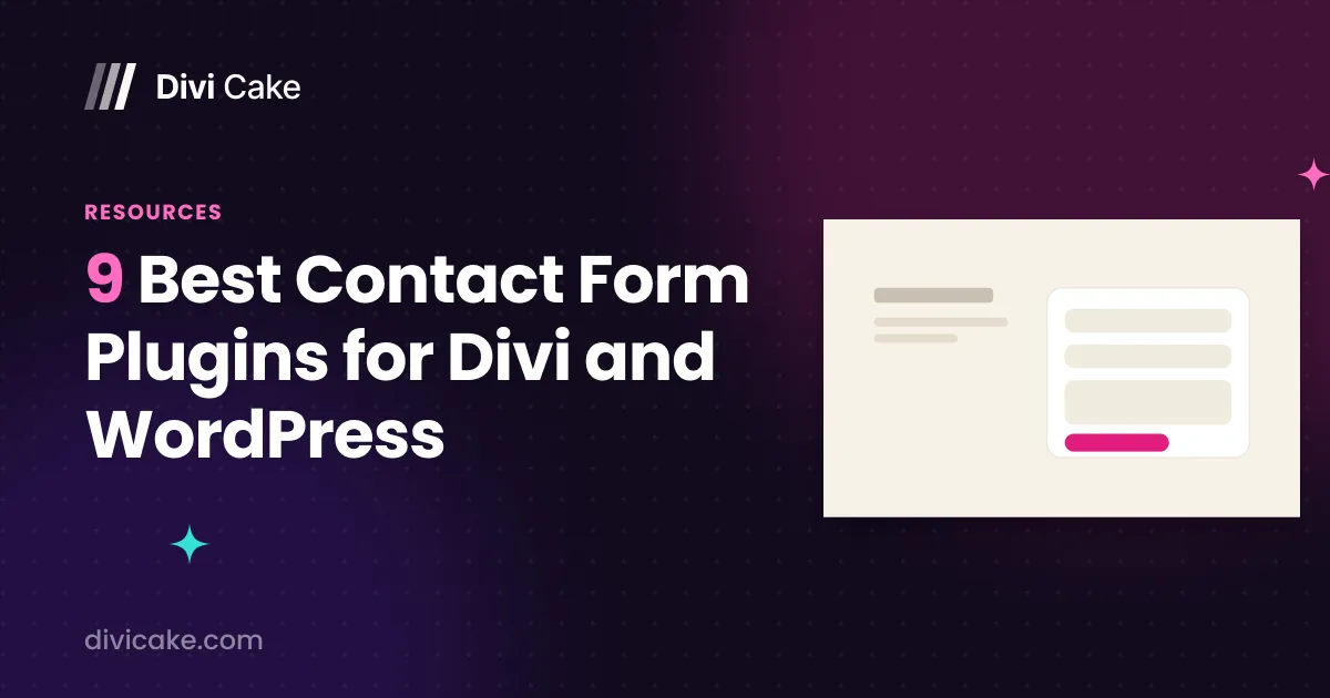 9 Best Contact Form Plugins for Divi and WordPress
