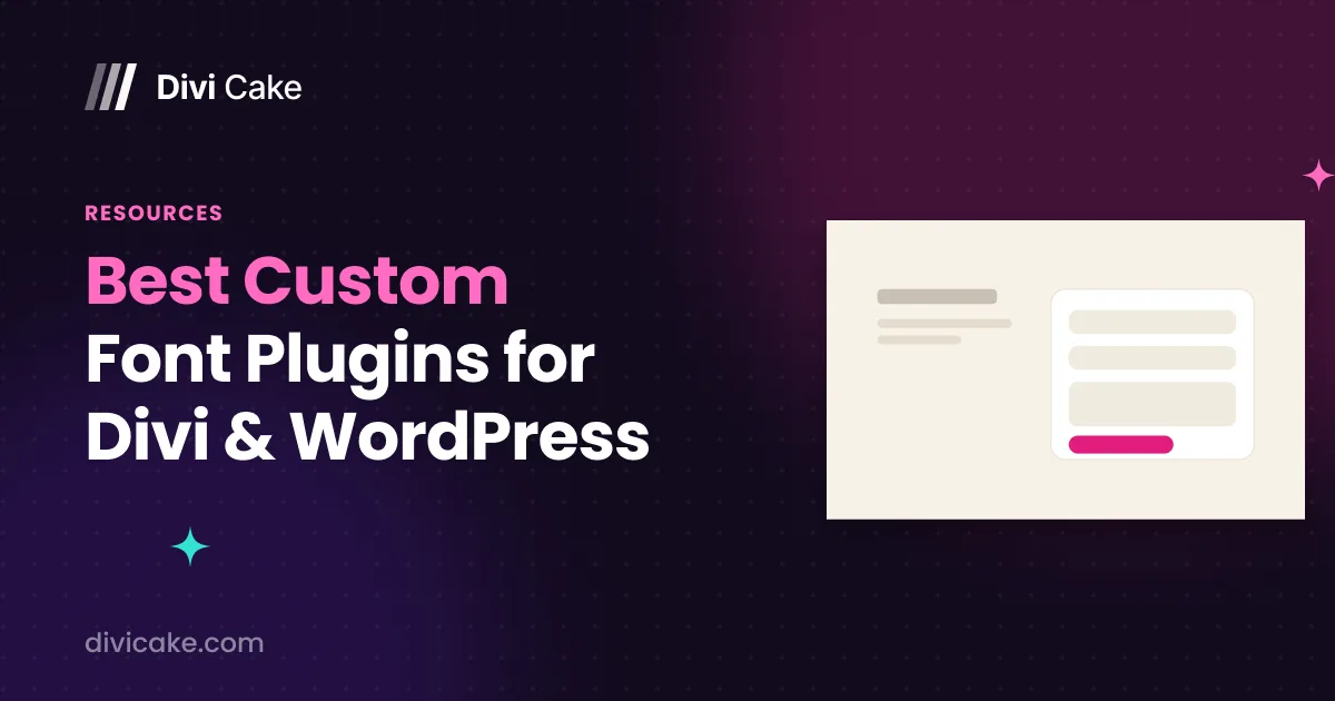 Best Custom Font Plugins for Divi & WordPress