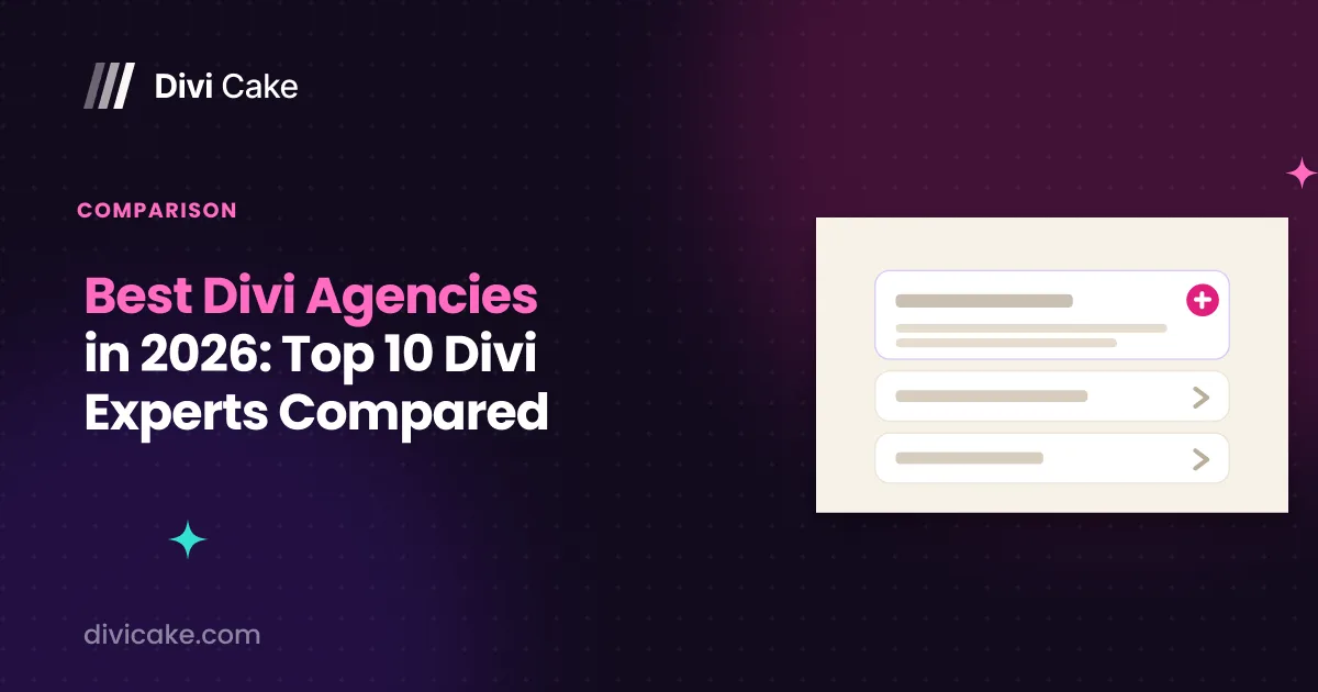 Best Divi Agencies in 2026: Top 10 Divi Experts Compared
