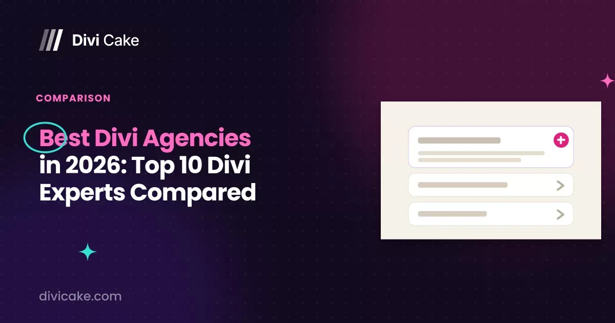 Best Divi Agencies in 2026: Top 10 Divi Experts Compared